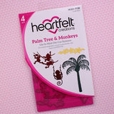 Heartfelt Creations, Monkeying Around Collection, Stamps & Dies Combo, Palm Tree & Monkeys