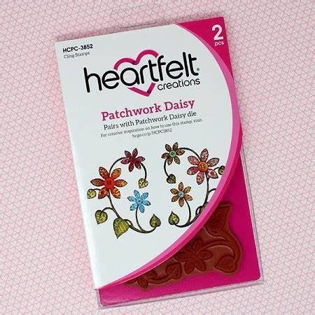 Heartfelt Creations, Patchwork Daisy Collection, Cling Stamps & Dies Set Combo, Patchwork Daisy