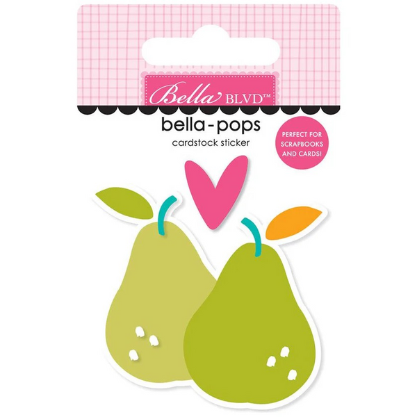 Bella Blvd, Bella-pops 3D Cardstock Sticker, Pearfect