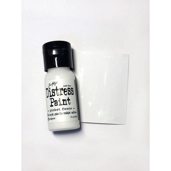 Tim Holtz Distress Paint Flip Top 1oz, Picket Fence