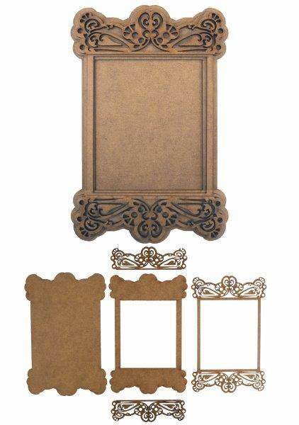 Creative Expressions, Layered MDF Frame, Portrait Rectangle
