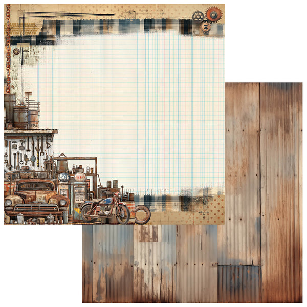 49 and Market, Rust And Revs, Double-Sided Cardstock 12"X12", Journey