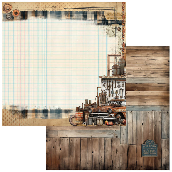 49 and Market, Rust And Revs, Double-Sided Cardstock 12"X12", Expedition