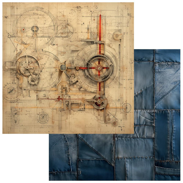 49 and Market, Rust And Revs, Double-Sided Cardstock 12"X12", Discovery