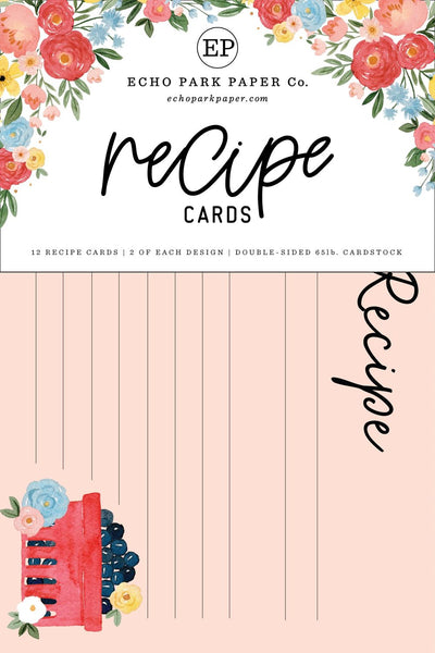 Echo Park Recipe Cards, Summer (RC106)