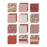 Tim Holtz Idea-ology, Double-Sided Cardstock 12"X12" 12/Pkg, Palette Collection: Red (TH94456)
