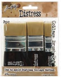 Tim Holtz Distress Collage Brush Assortment, 1 Each Of 3/4", 1-1/4" & 1-3/4"