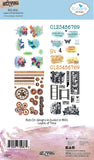 Elizabeth Craft, Art Journal Specials by Devid Roodenburg, Layers of Time, Rub Ons (2368)