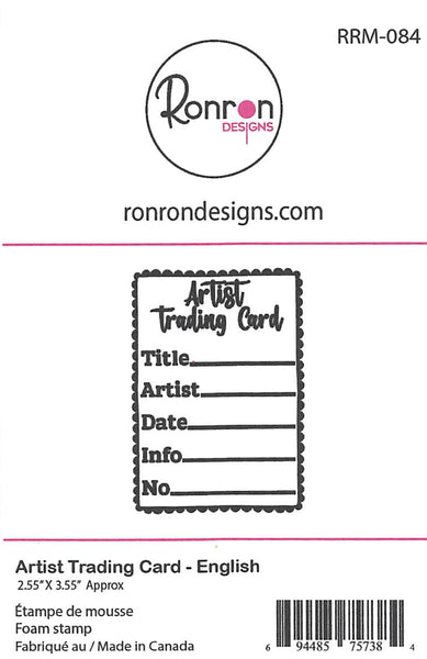 Ronron Designs, Foam Stamps, Artist Trading Card - Scrapbooking Fairies