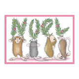 Spellbinders, House Mouse Cling Rubber Stamp, Noel (RSC-013)