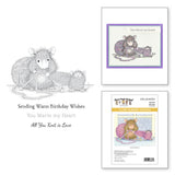 Spellbinders, House Mouse Cling Rubber Stamp, Knit One (RSC-020)