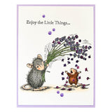 Spellbinders, House Mouse Cling Rubber Stamp, Flower Shower (RSC-023)