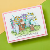 Spellbinders, House Mouse Cling Rubber Stamp, Flower Market, Spring Has Sprung (RSC-025)