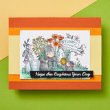 Spellbinders, House Mouse Cling Rubber Stamp, Flower Market, Spring Has Sprung (RSC-025)