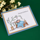 Spellbinders, House Mouse Cling Rubber Stamp, House-Mouse Holiday Dreams (RSC-075)