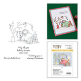 Spellbinders, House Mouse Cling Rubber Stamp, House-Mouse Holiday Dreams (RSC-075)