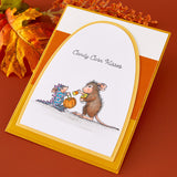 Spellbinders, House Mouse Cling Rubber Stamp, Holiday Dreams Collection, Halloween Dragon (RSC-078)