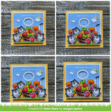 Lawn Fawn, Lawn Cut Custom Craft Dies, Reveal Wheel Square Add-On (LF1791)
