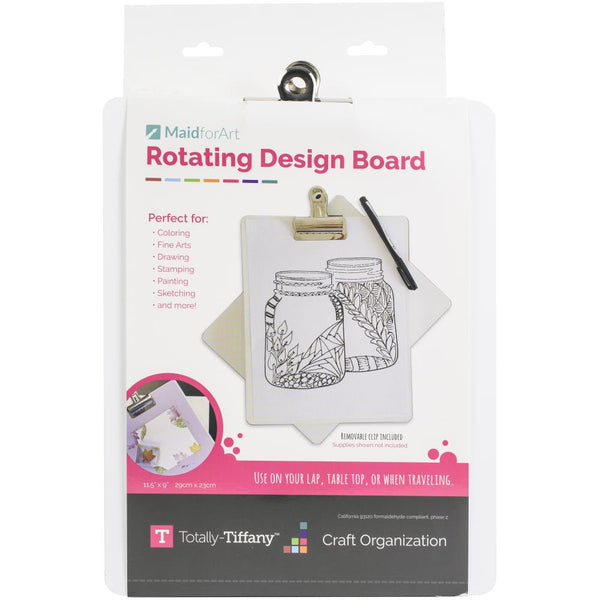 Totally-Tiffany Clip & Create Rotating Design Board (11.5" x 9")