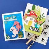 Spellbinders, Etched Die From The Out And About Collection, Hello Smile (S1-154)