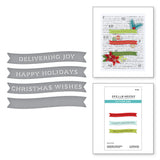 Spellbinders, Etched Dies From Handmade Holidays, Handmade Sentiments (S1-156)