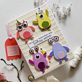 Spellbinders Etched Dies From The Monster Birthday Collection, Smart Glasses (S2-379)