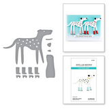 Spellbinders, Etched Die From The Out And About Collection, Roller Disco Dottie (S2-405)