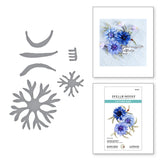 Spellbinders Etched Dies Through the Meadow by Susan Tierney, Bachelor Button (S2-413)