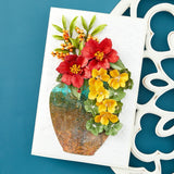 Spellbinders, Etched Dies From the Nature’s Botanical Garden Collection by Susan Tierney-Cockburn, Landscape Rose (S3-511) - Scrapbooking Fairies