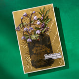 Spellbinders Etched Dies Through the Meadow by Susan Tierney, Chinese Meadow Rue (S3-527)