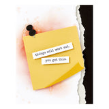 Spellbinders, Push Pin Notes Etched Dies from the Take Note Collection (S3-550)