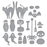 Spellbinders, Etched Die, Cuckoo Cottage - Halloween Tick Tock (S3-557)