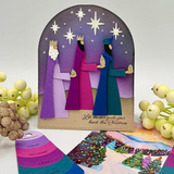 Spellbinders Etched Dies, Color Swatch Petal Stack (S3-561)