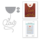 Spellbinders, Etched Dies From La Dolce Vita, Ciao Spaghetti (S4-1050)