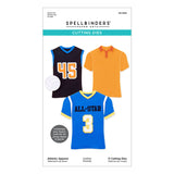 Spellbinders Etched Dies, Game Days Collection By Justine Dvorak, Athletic Apparel (S4-1294)