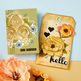 Spellbinders Etched Dies From The Garden Collection By Wendy Vecchi, Vintage Florals (S4-1328)
