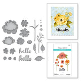 Spellbinders Etched Dies From The Garden Collection By Wendy Vecchi, Vintage Florals (S4-1328)