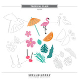 Spellbinders Etched Dies From Happy Hour, Tropical Flair (S4-1336)