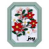 Spellbinders Etched Dies From Home For The Holidays, Poinsettia Spray (S4-1366)
