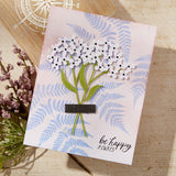 Spellbinders Etched Dies From The Field Notes, Wildflowers (S4-1369)