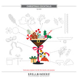 Spellbinders Etched Dies From Happy Hour, Christmas Cocktails (S4-1374)