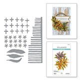 Spellbinders Etched Dies Through the Meadow by Susan Tierney, Milkweed (S4-1392)