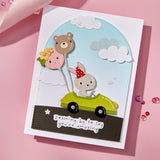 Spellbinders Etched Die From The Little Smiles Collection, Go Kart Go (S4-1400)