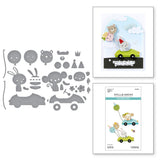 Spellbinders Etched Die From The Little Smiles Collection, Go Kart Go (S4-1400)