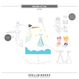 Spellbinders Etched Die From The Little Smiles Collection, Bundle of Joy (S4-1402)