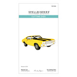 Spellbinders, Etched Dies By Mindy Eggen, Muscle Car, Classic Road Legends (S4-1443)