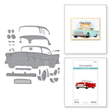 Spellbinders, Etched Dies By Mindy Eggen, Muscle Car, Classic Car, Classic Road Legends (S4-1444)