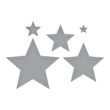 Spellbinders Etched Dies By Lisa Horton, All About Christmas, Essential Stars (S4-1451) - Scrapbooking Fairies