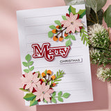 Spellbinders Etched Dies By Lisa Horton, All About Christmas, Christmas Foliage (S4-1452) - Scrapbooking Fairies