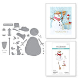 Spellbinders Etched Dies By Annie Williams, Country Snowman (S4-1457)